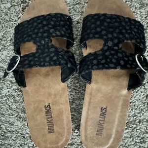 Black flats. Worn once for special event